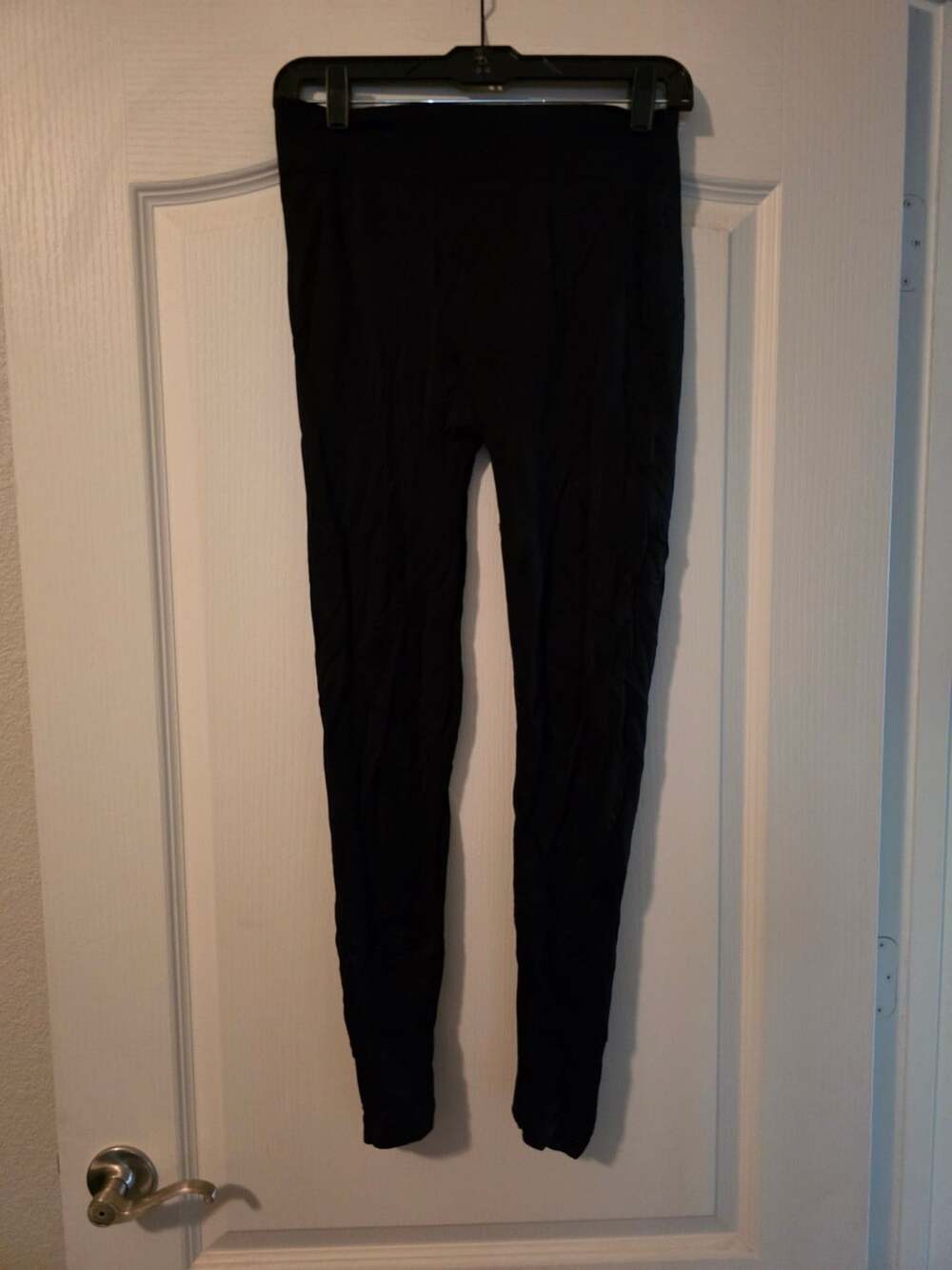 Reborn Collection Black Leggings Women's Plus Size 1X
